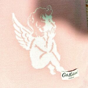 Cath Kidston Angel & Flying Pig Throw Blanket – Rare UK Design NWOT w/ Tag